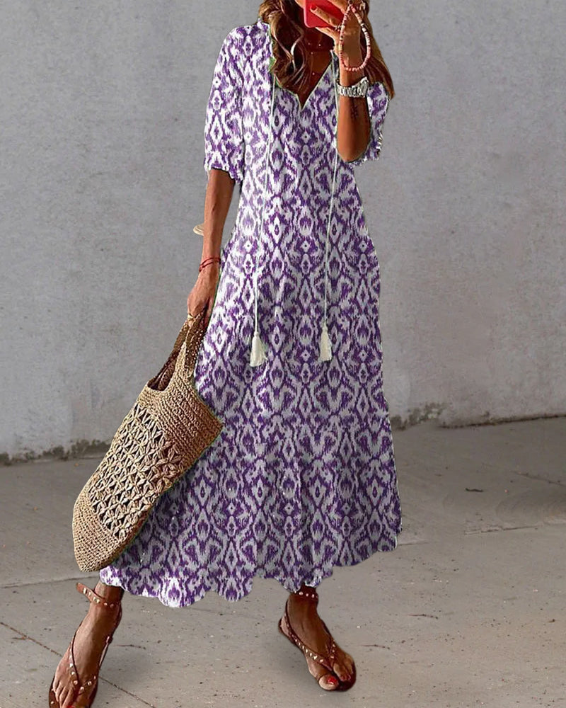 Adeline | Boho Tummy Coverage Dress