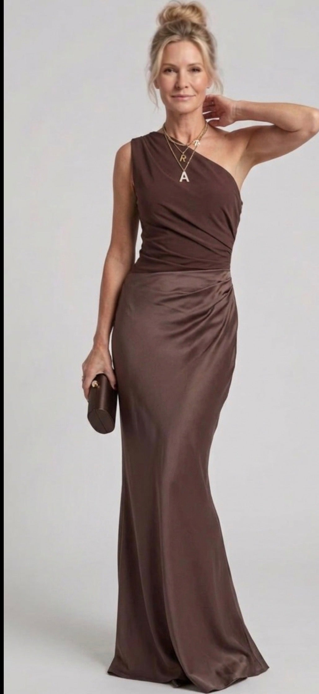 Bellthorne | Maxi Dress with a Guilt in Satin