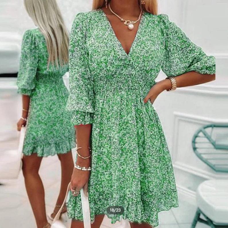 Via | Elegant Floral Dress