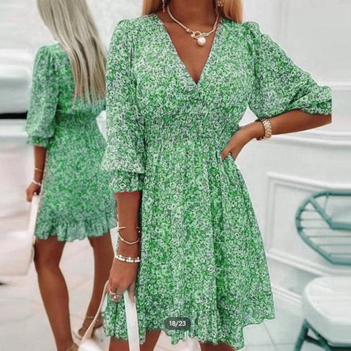 Via | Elegant Floral Dress