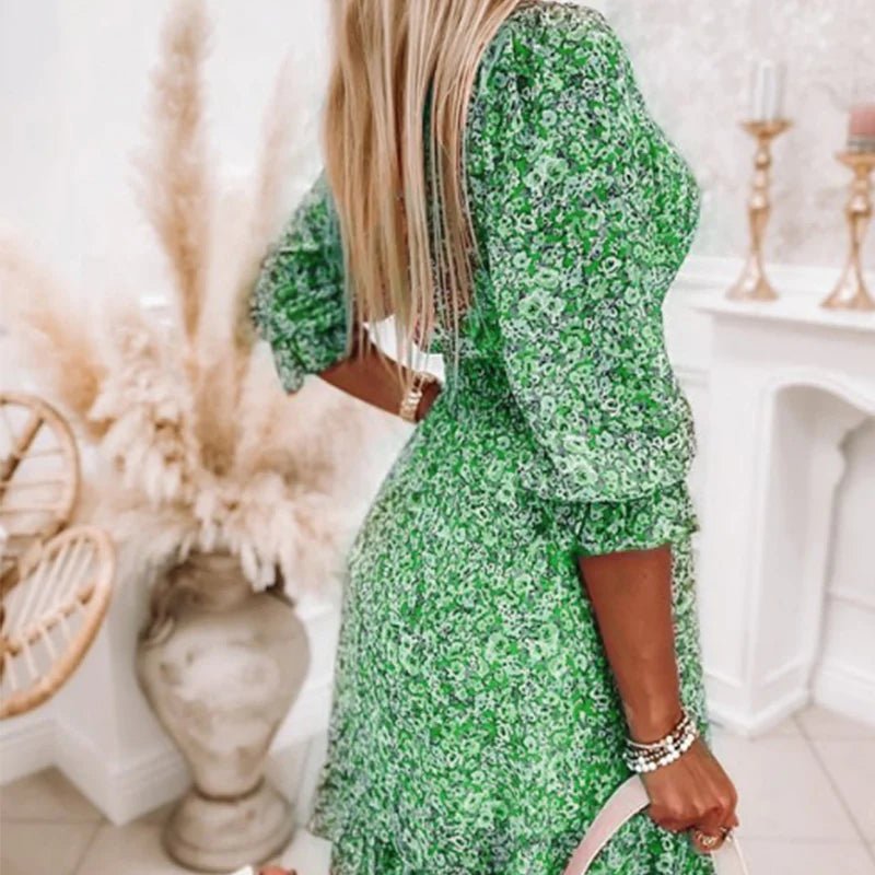 Via | Elegant Floral Dress