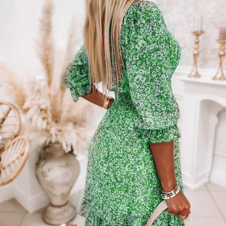 Via | Elegant Floral Dress