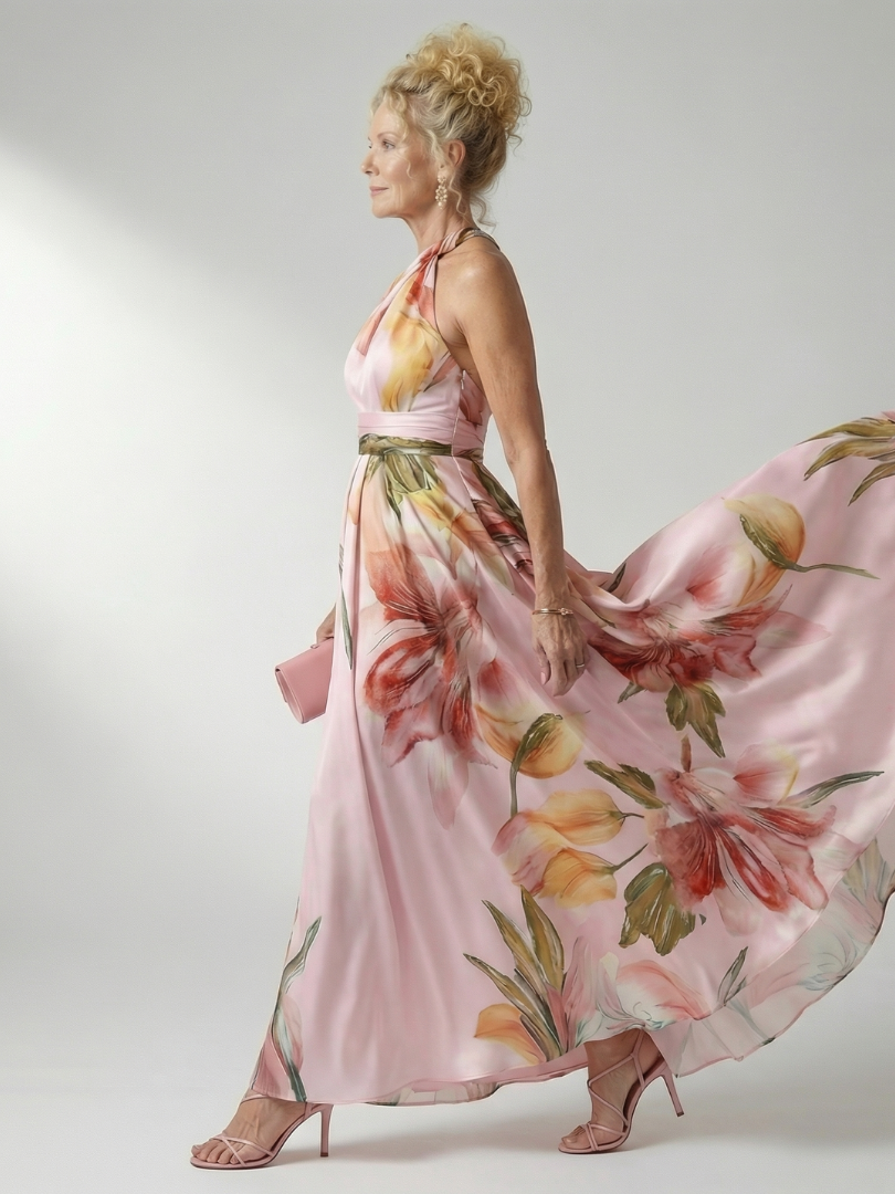 Bellthorne | Light Floral Maxi Dress