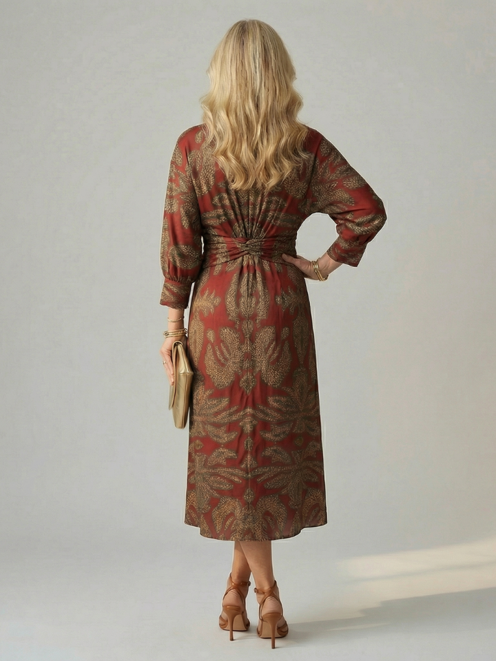 Bellthorne | Natural Wrap Midi Dress