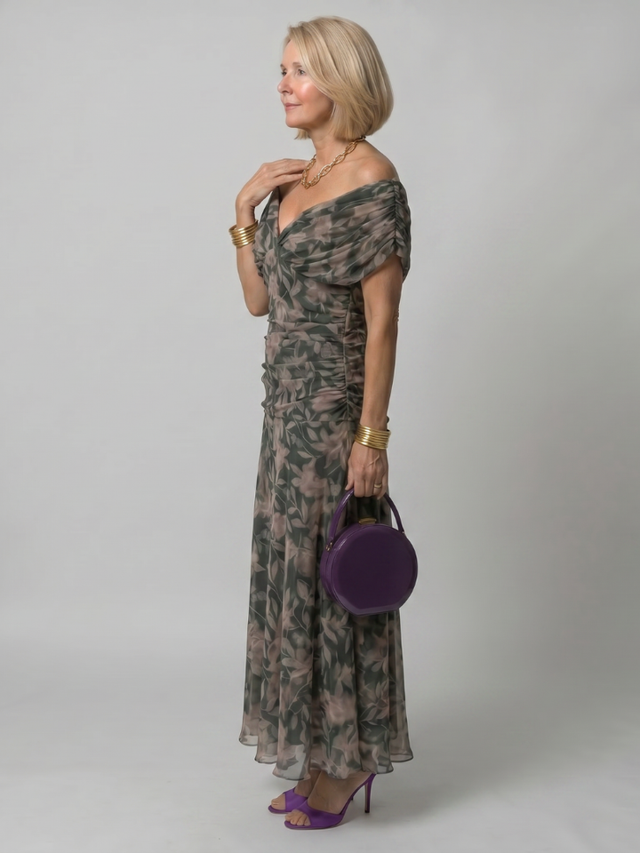 Bellthorne | Off Shoulder Flow Midi Dress