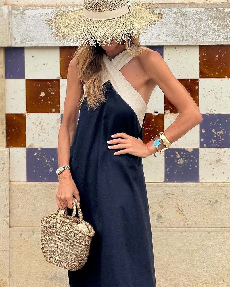 YVONNE | Cross Neck Dress