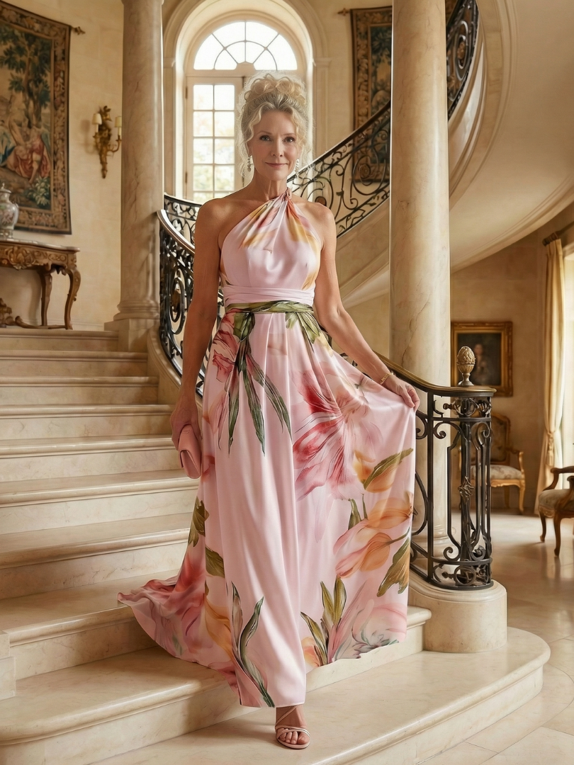 Bellthorne | Light Floral Maxi Dress