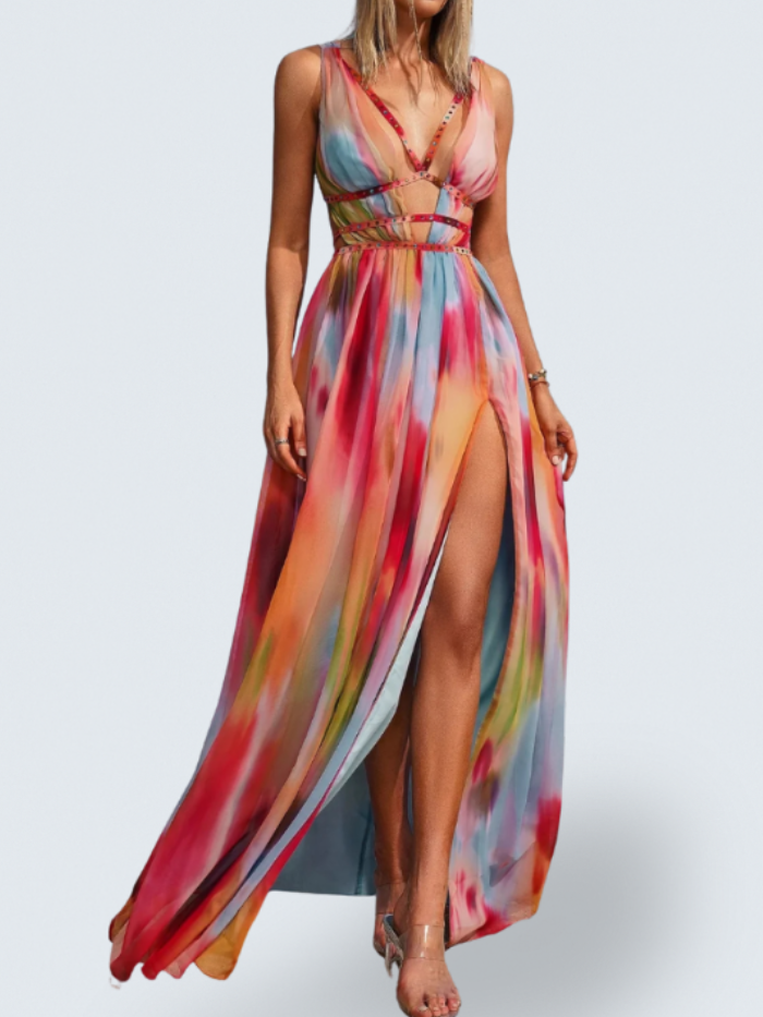 EILEEN| Printed Maxi Dress