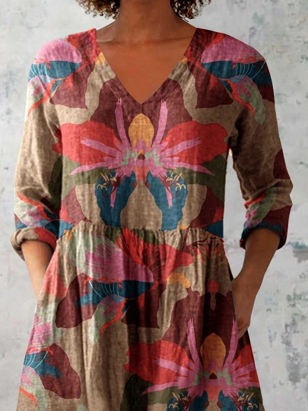 Harmony | Long blouse with V-neck