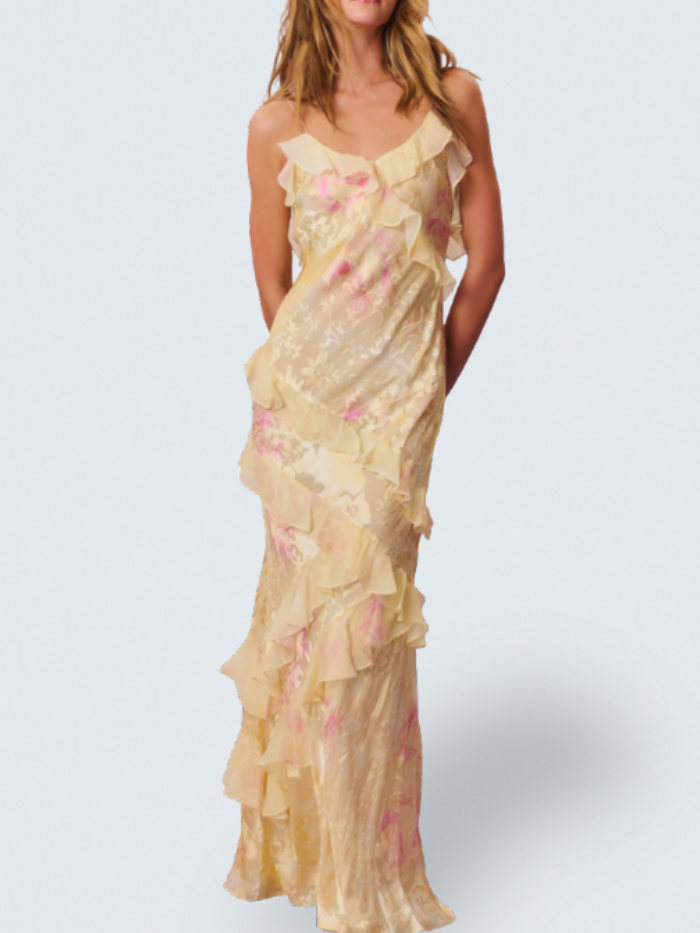 DARCEL | Ruffle Maxi Dress