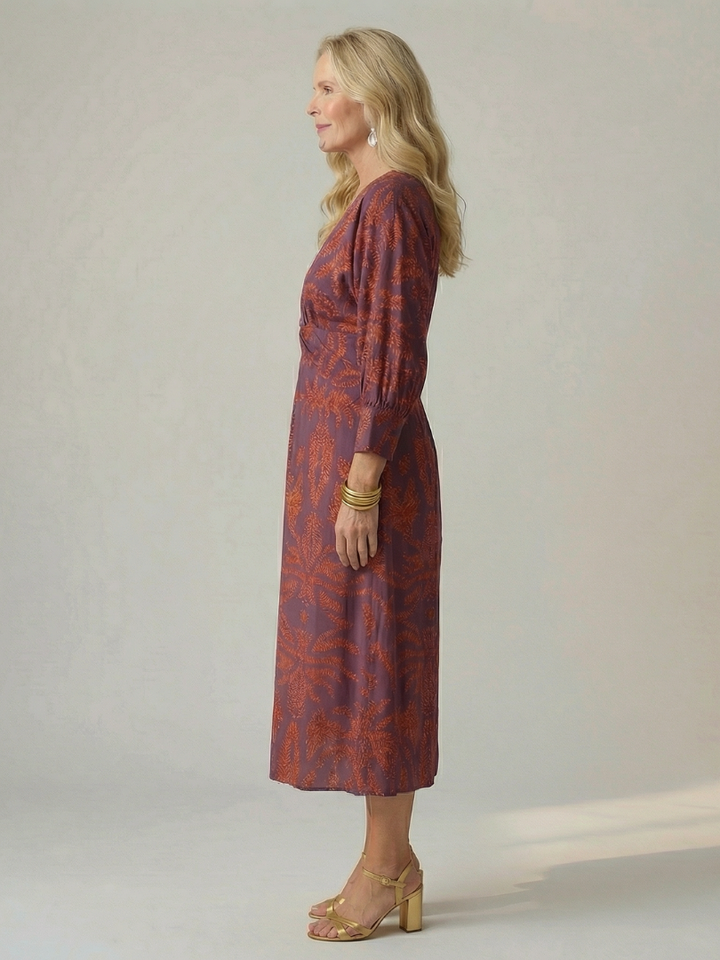 Bellthorne | Natural Wrap Midi Dress