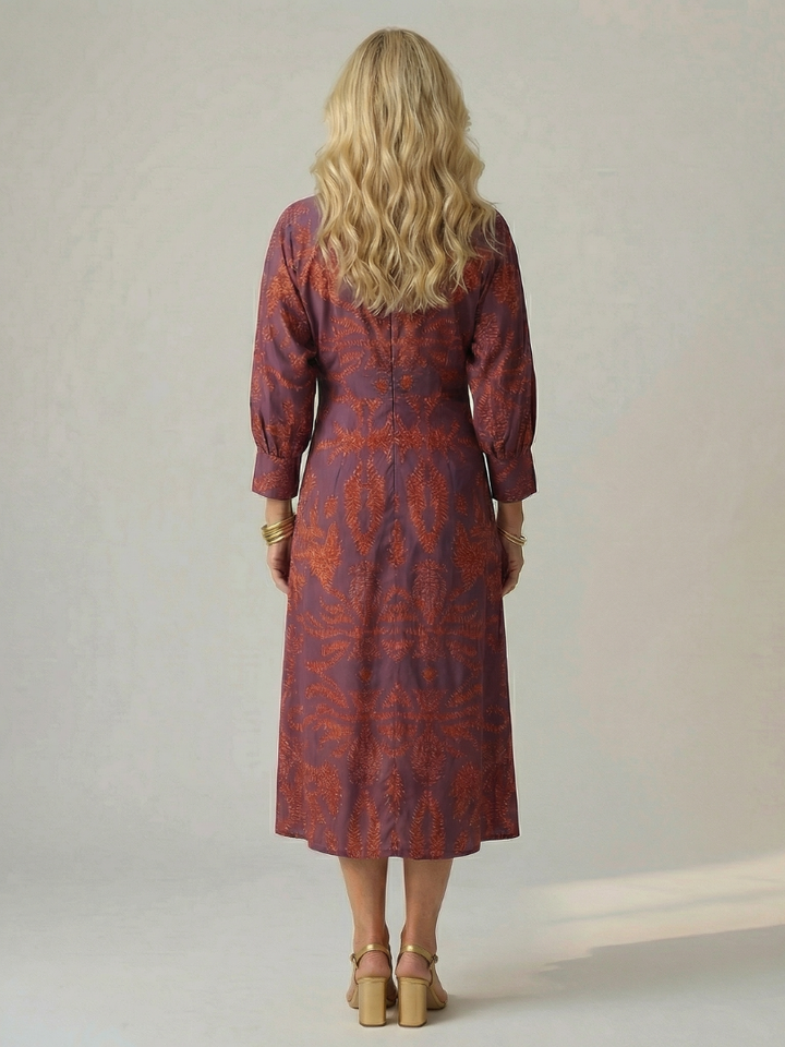 Bellthorne | Natural Wrap Midi Dress