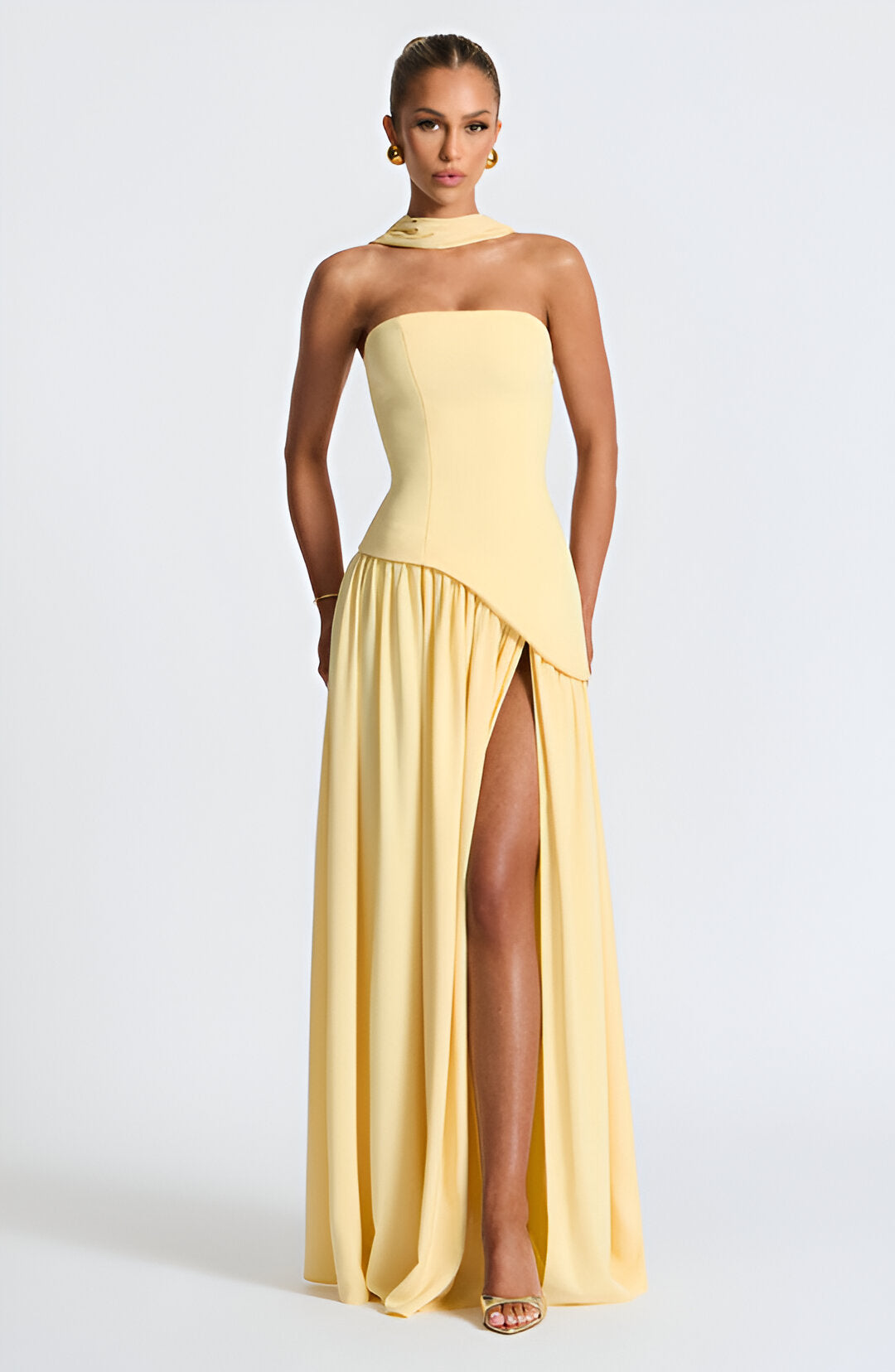 RACHELLE | Strapless Maxi Dress