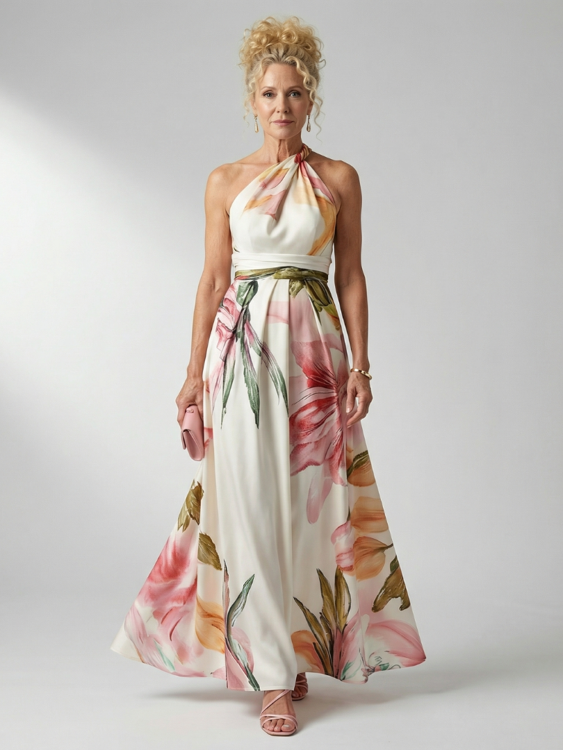 Bellthorne | Light Floral Maxi Dress