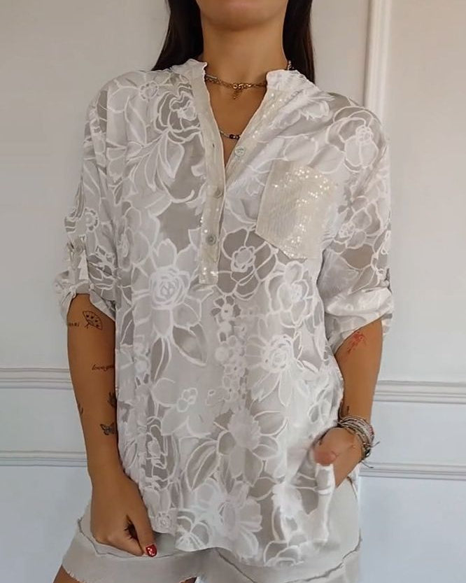 Isla | Elegant Blouse with Pocket