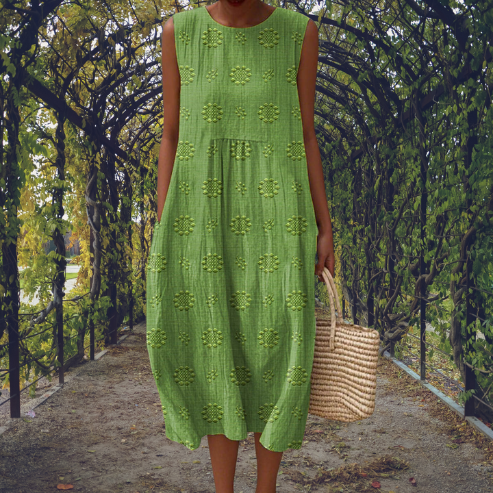 Kayla | Elegant Sleeveless Dress with Pockets