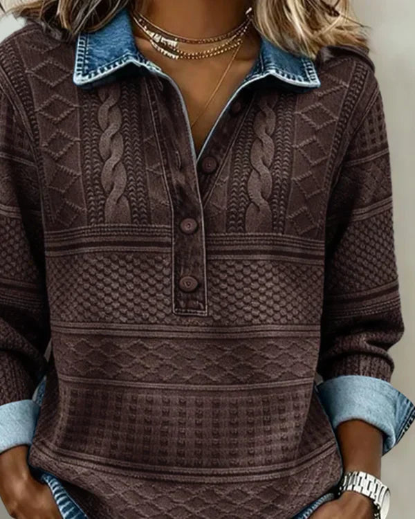 Madeline | Stylish Collar Top