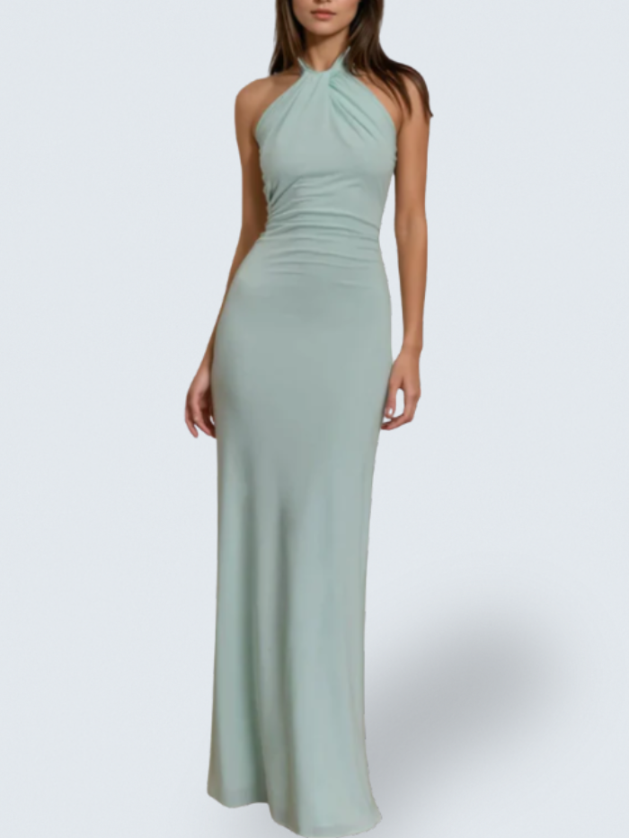 SERENA | Halter Maxi Dress
