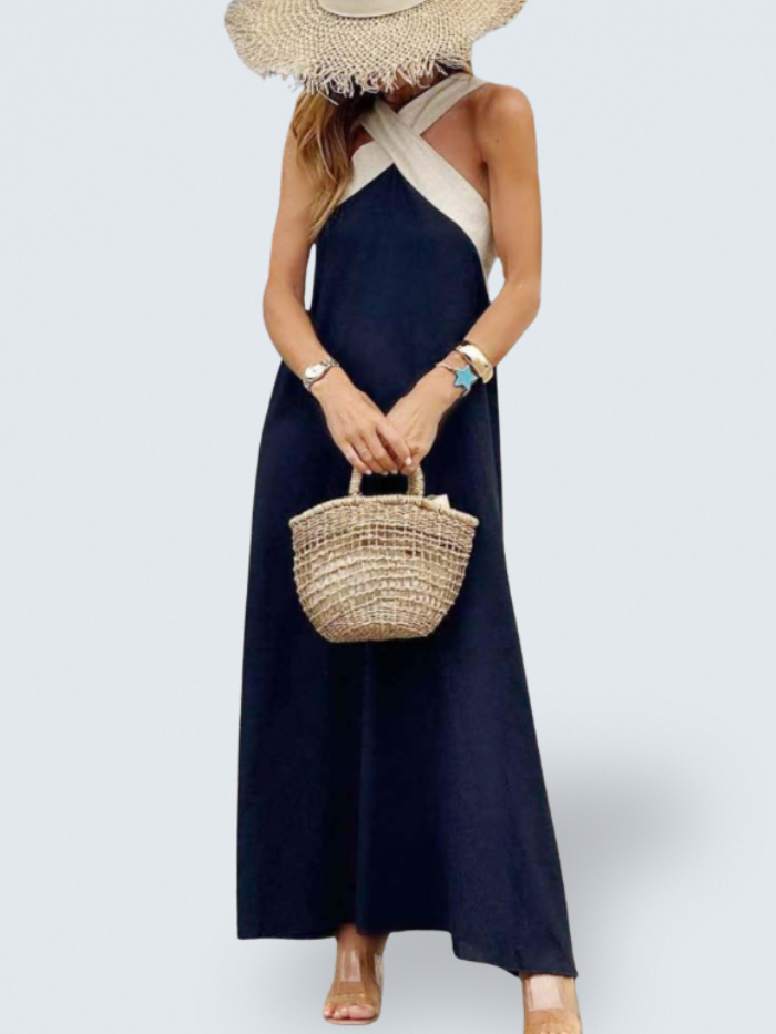YVONNE | Cross Neck Dress
