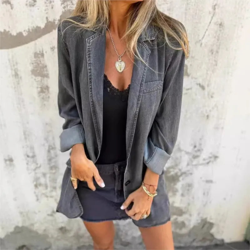 Lily | Effortless Denim Blazer