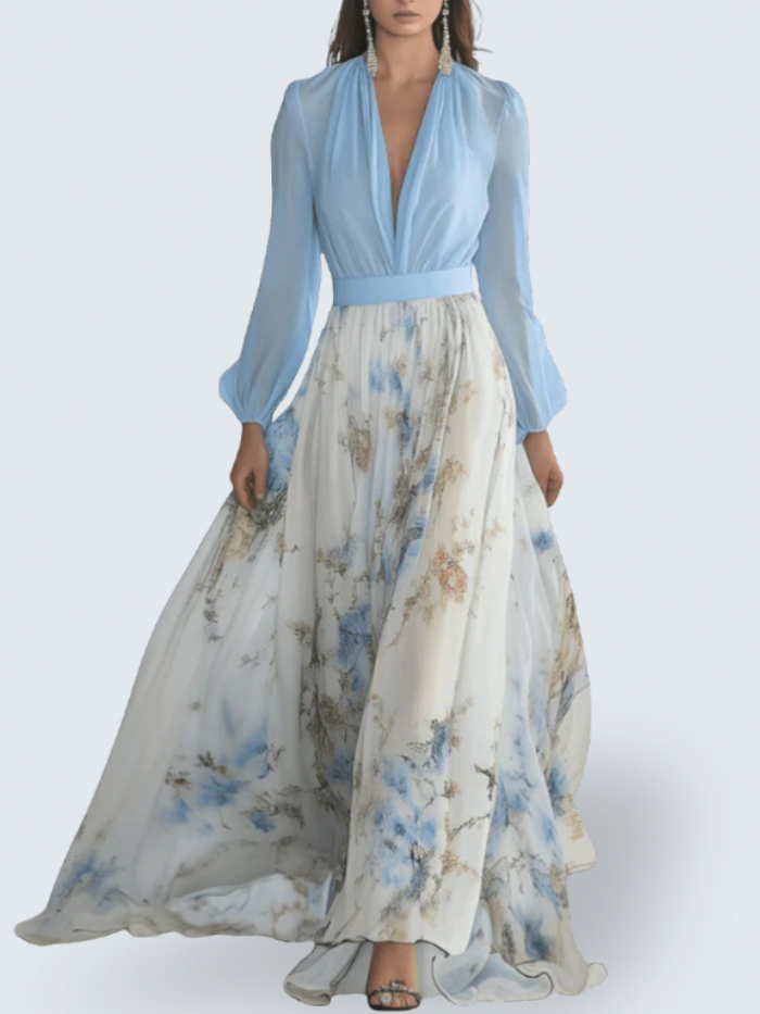 ALEXIS | Floral Long Dress