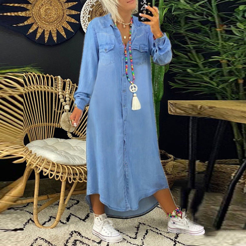 Savannah | Denim Shirt Dress