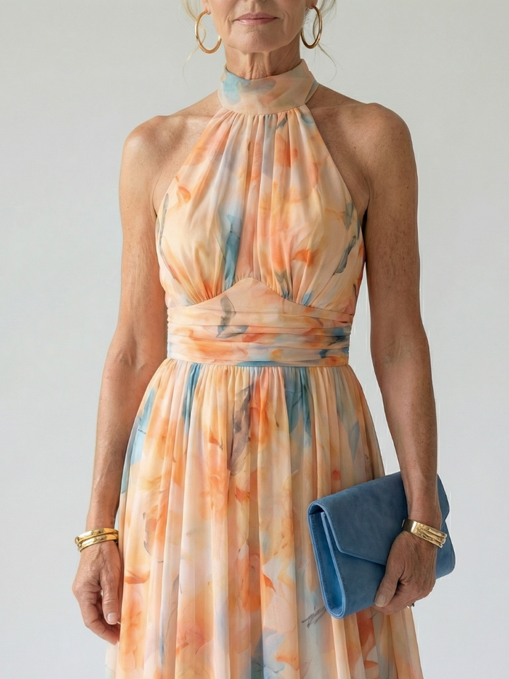 Bellthorne | Soft Halter Midi Dress