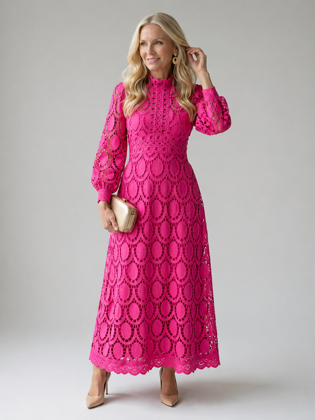 Violet & Grace™ | Lace Midi Dress