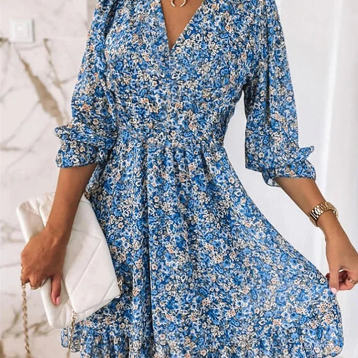 Via | Elegant Floral Dress
