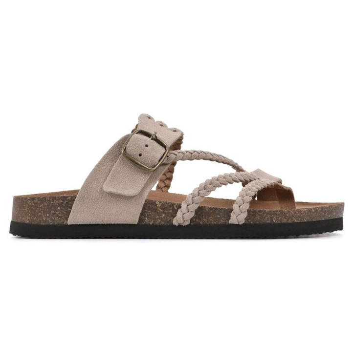 Hayleigh | Braided Cork Sandals