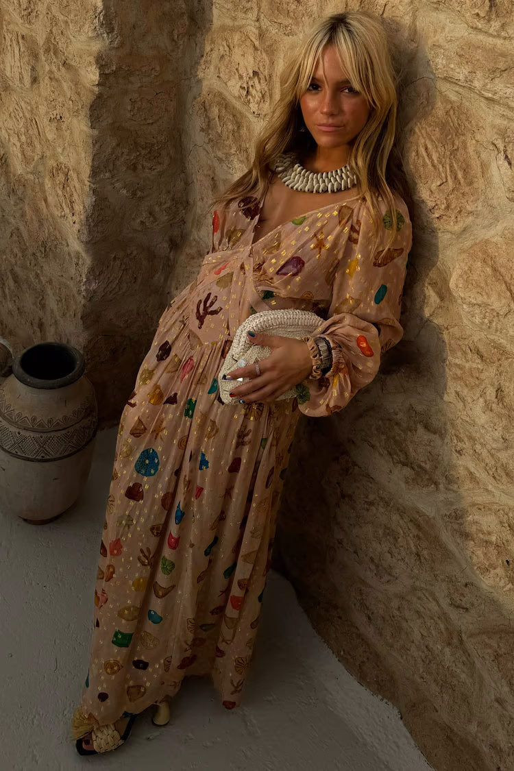 ARIEL | Golden Seashell Maxi