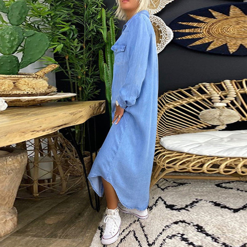 Savannah | Denim Shirt Dress