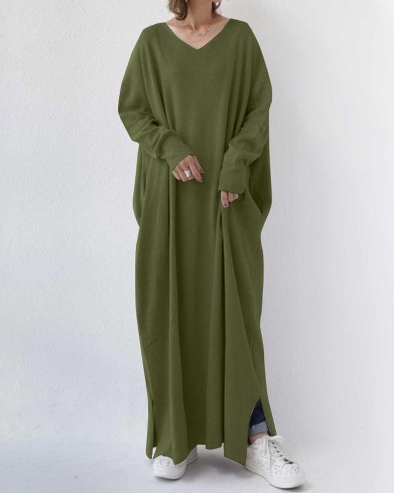 KATHLENE | Elegant Casual V-Neck Dress