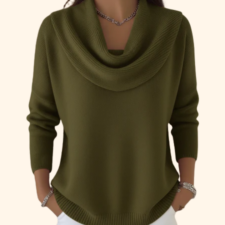 Cowl Neck Jumper for Women