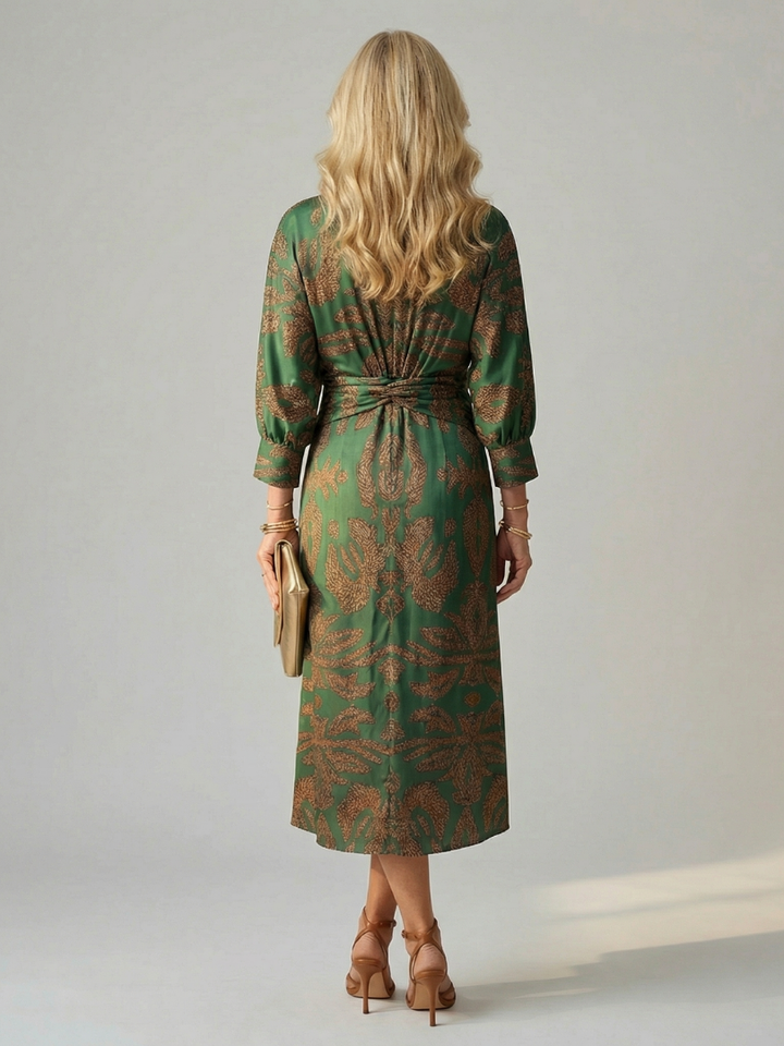 Bellthorne | Natural Wrap Midi Dress