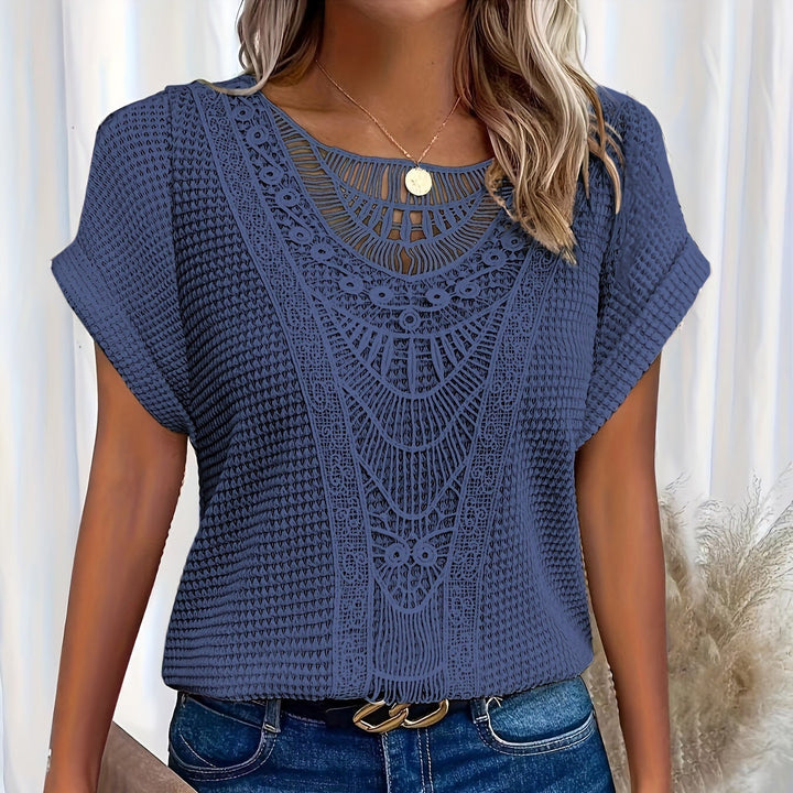 Skylar | Detailed Knitted Top