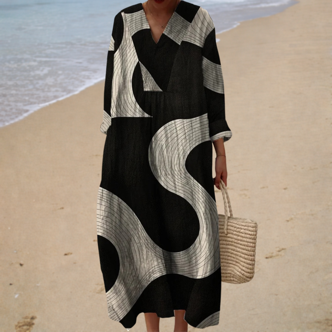 Enhancing Printed Summer Dress
