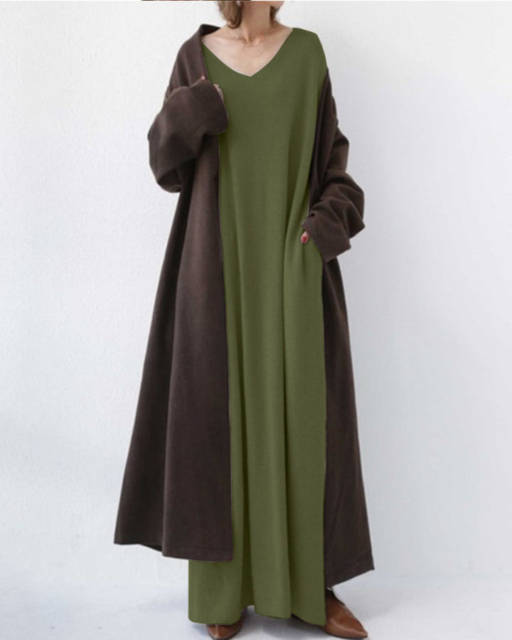 KATHLENE | Elegant Casual V-Neck Dress