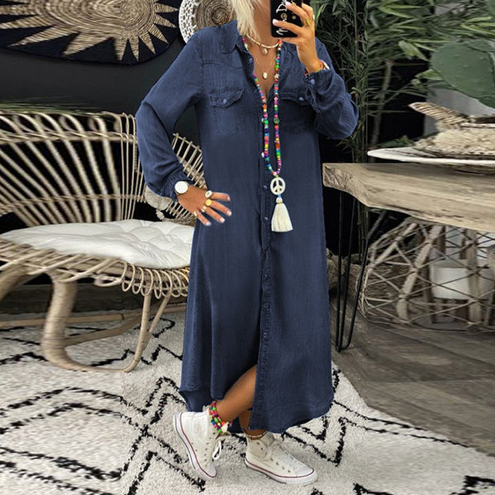 Savannah | Denim Shirt Dress