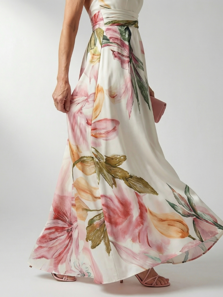 Bellthorne | Light Floral Maxi Dress