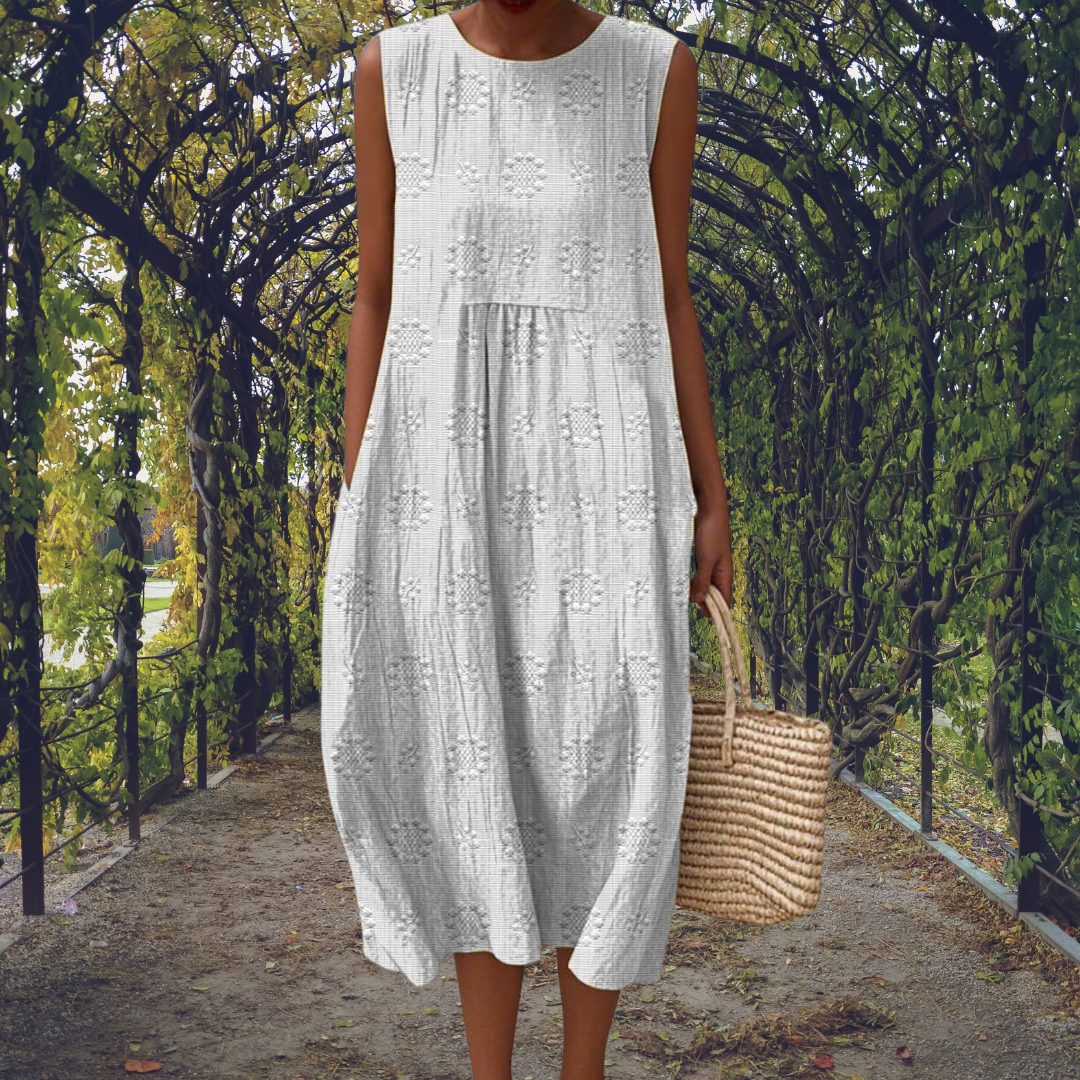 Kayla | Elegant Sleeveless Dress with Pockets