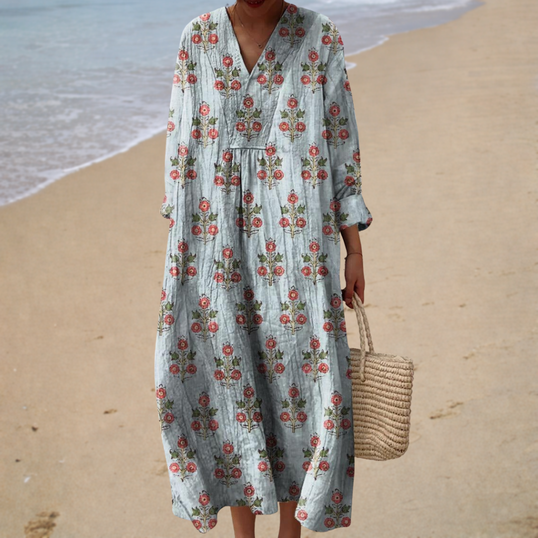 Summer Printed Dress That Flatters