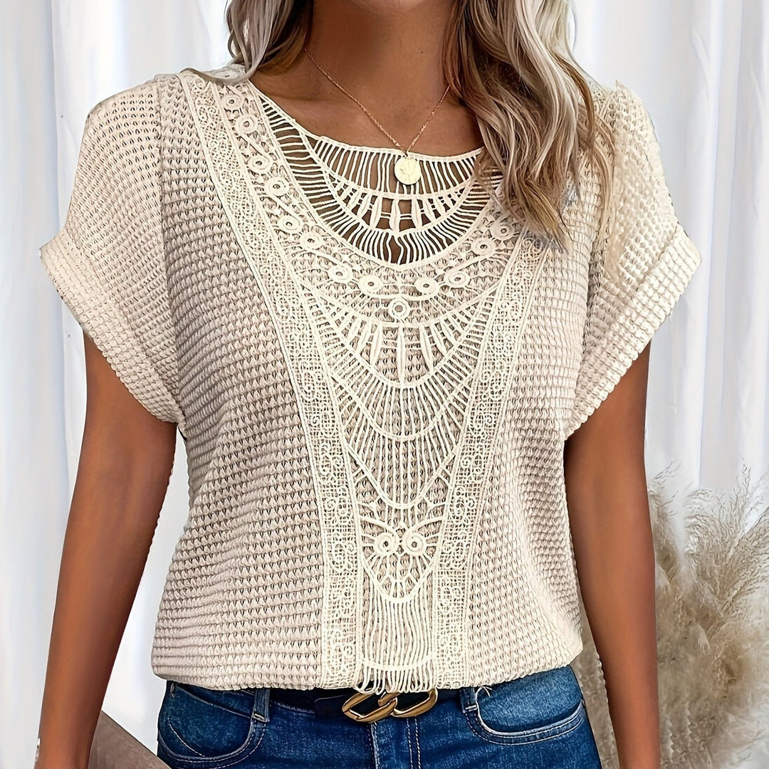 Skylar | Detailed Knitted Top