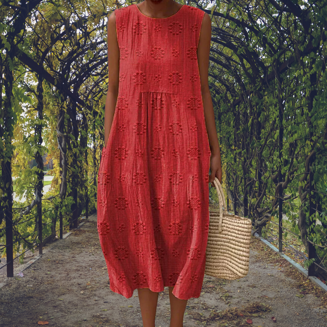 Kayla | Elegant Sleeveless Dress with Pockets