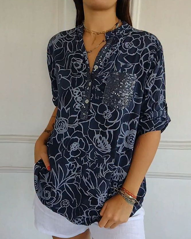 Claire | Elegant Blouse with Pocket