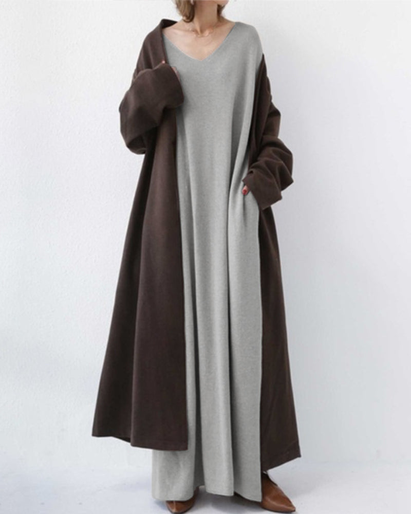 KATHLENE | Elegant Casual V-Neck Dress