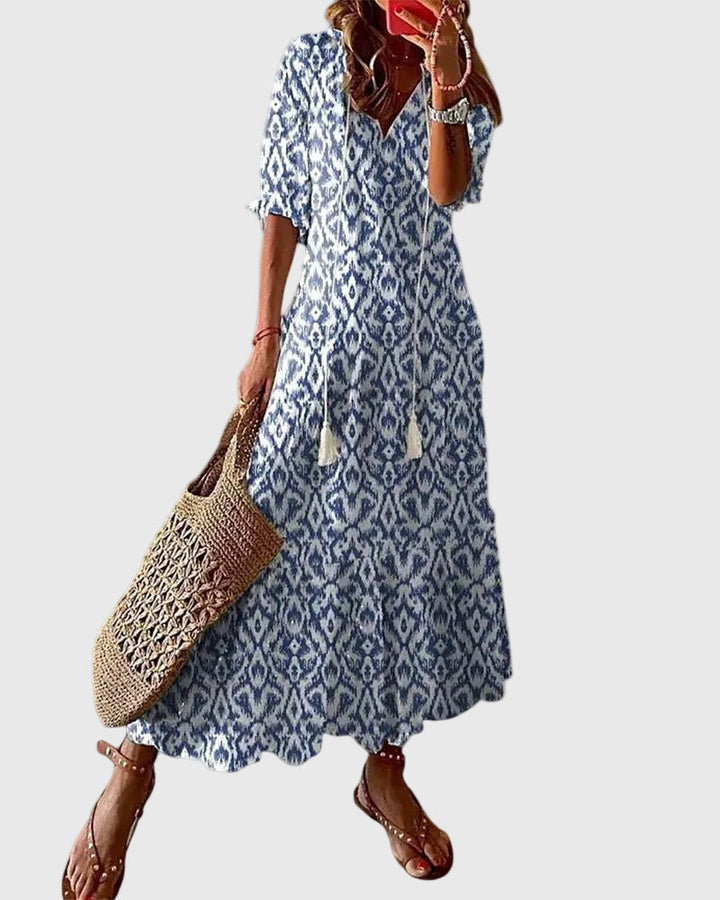 Rose | Boho Vintage Summer Maxi Dress