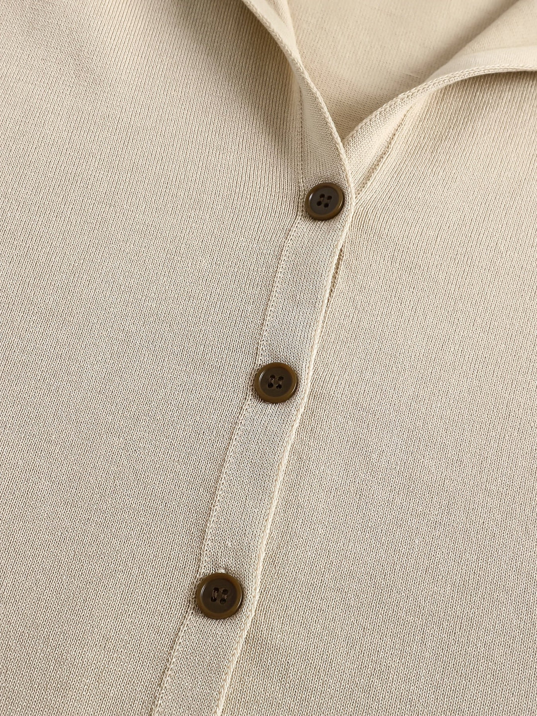 Katia | Khaki Hooded Cardigan with Buttons