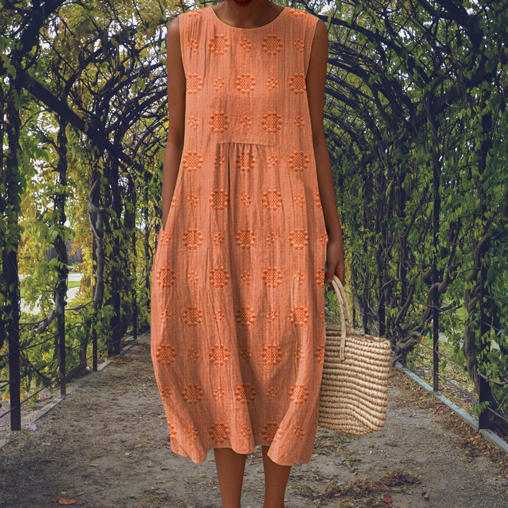 Kayla | Elegant Sleeveless Dress with Pockets