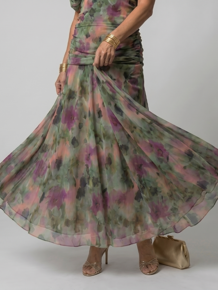Bellthorne | Off Shoulder Flow Midi Dress